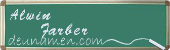 Alwin Farber Visitenkarte